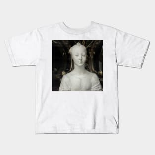 White Lady Marble Sculture Statue Kids T-Shirt